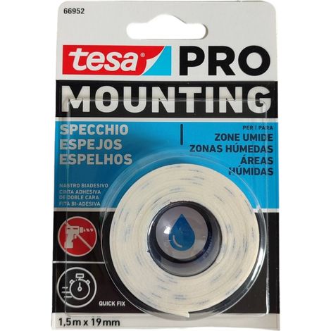 NASTRO BIADESIVO ' MOUNTING SPECCHI' TESA mm 19x1,5 mt -
