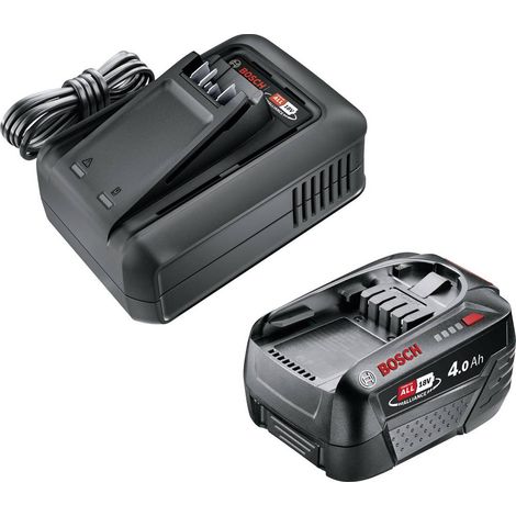 GARDENA 14915-20 Starter Kit QC AL 18V-44 + 1 x 4,0 Ah SoC Batteria dell'utensile e caricabatterie 18 V 4.0 Ah Li-Ion