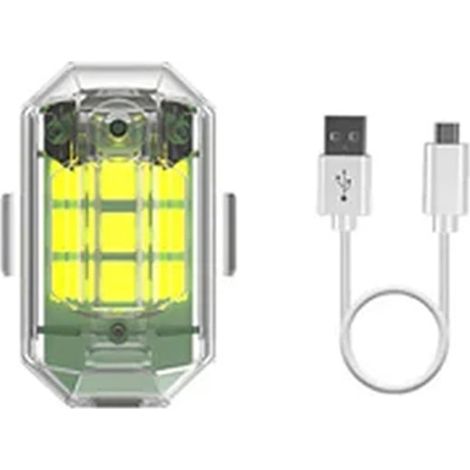 Lampe flash LED sans fil haute luminosité 7 couleurs, lampe de modification cool pour conduite nocturne, télécommande, lampe unique (1/4)