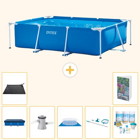 Intex Piscine Tubulaire Rectangulaire - 220x150x60 cm - 8-pièces S20001 (1/5)