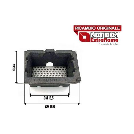 BRACIERE RICAMBIO STUFA PELLET 004278159 ISIDE MELINDA MARTA IDRO (04180) (1/2)