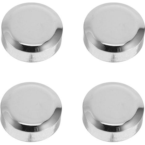 de fixation pour miroirs sans cadre lot de 4 en métal