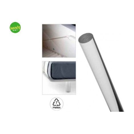 POLIMARK BARRA TRASPARENTE PMMA D.20 MMLUNGHEZZA 1mt