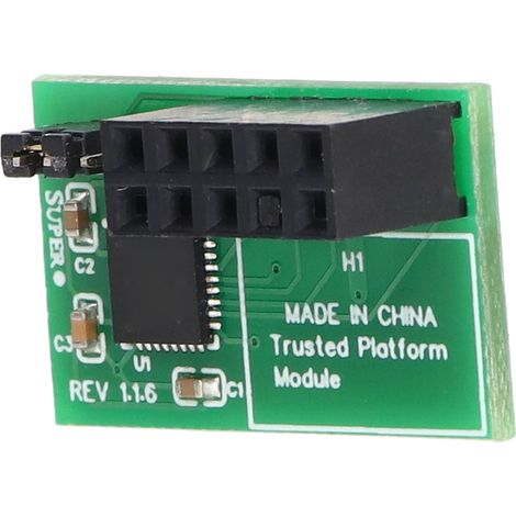 Sicherheitsmodul mit 10-poliger SPI-Schnittstelle für Remote-Boards mit SuperMicro-Verschlüsselung (1/5)