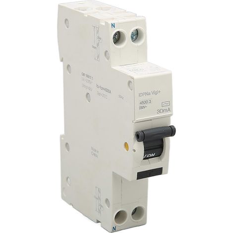 Leitungsschutzschalter mit integriertem Leckstromschutz, Isolationsschutzschalter, 18 mm, 230 V
