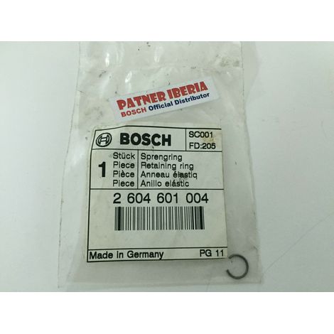Repuesto original BOSCH 2604601004  Anillo de retención