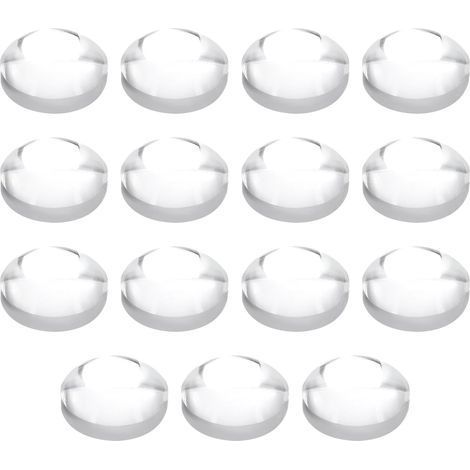 15 Lentille Optique Diamètre 18mm Hauteur 8mm PMMA Transparent Pour Lampe Torche Voiture Vélo Projecteur LED (1/5)