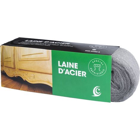Tampel Laine d'acier 150g filaments argentés finition (1/2)