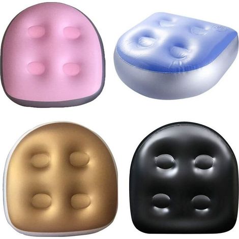 VURAHOME - Multifunktionales aufblasbares SPA-Massagekissen, weicher Sitzerhöher, Whirlpool-Badewanne, Massagematte für Erwachsene, Kinder und Kleinkinder, entspannendes Rückenmassagekissen (1 Stück) (1/5)