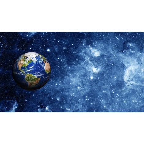 Magnetmatte für Heizkörperabdeckung Weltraum Erde 60x100cm (1/3)