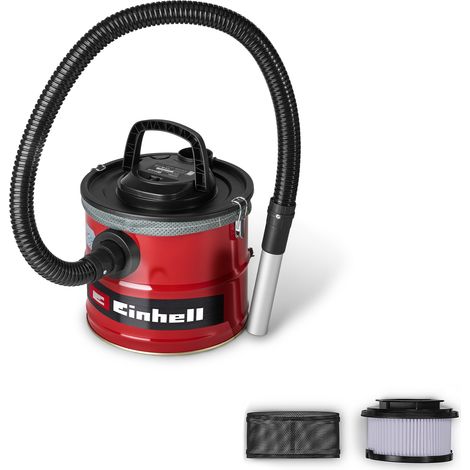 Einhell Aspirateur à cendres TC-AV 1830 D (800W, cuve en fer 18L, performance d’aspiration de 170 mbar)
