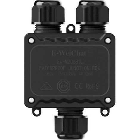Raccord 3 câbles connecteur linéaire 3 pôles IP68 ARIC 52063 (1/2)