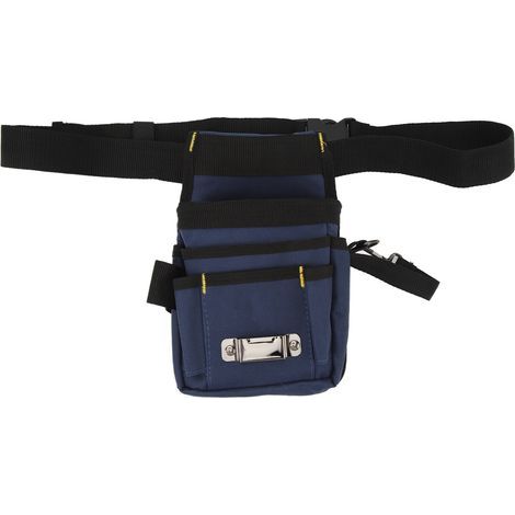 Sac à outils de taille, pochette de ceinture multifonctionnelle réglable, sac à outils pour électricien