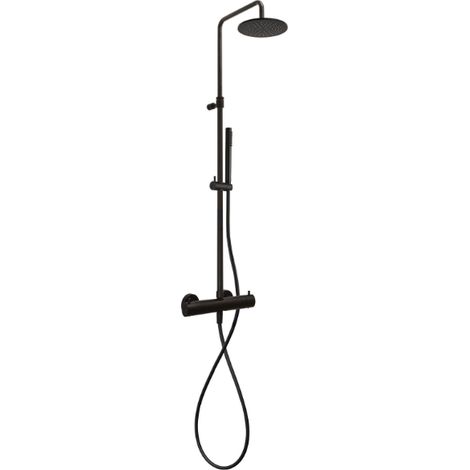 Colonna doccia regolabile Paffoni Mini Birillo ZCOL638LIQNO Metallo - Nero opaco (1/2)
