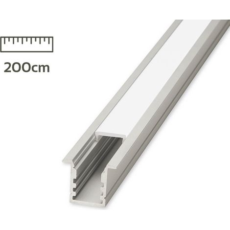 LED Fugen-Profil eloxiert 18 x 15mm opal 200cm (1/5)