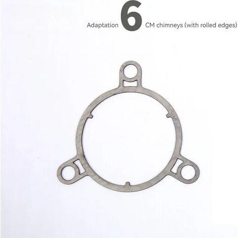 Accessoires de fixation pour pare-vent de conduit de cheminée pour poêles à bois de camping, anneaux de fixation pour pare-vent, accessoires de cheminée, réchauds de cuisine portables (1/5)