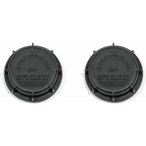 Lot de 2 cache-poussière pour ampoule de phare Kia Hyundai Ceed Sportage 921403K000 Accessoires Noir (1/5)