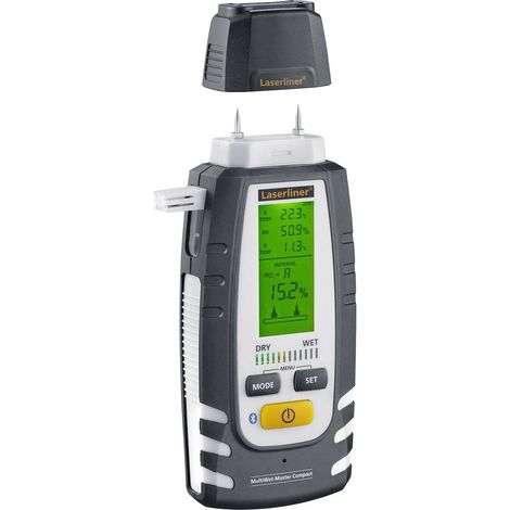 Laserliner MultiWet-Master Compact Plus Misuratore di umidità per materiali Misurazione della temperatura (1/5)