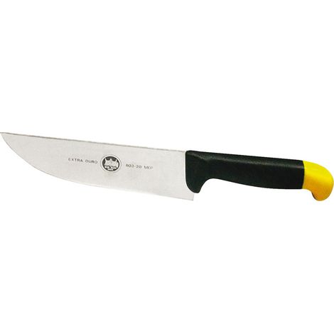 2 Buoi COLTELLO PER MACELLAIO DA BANCO Art. 803 lama cm. 18