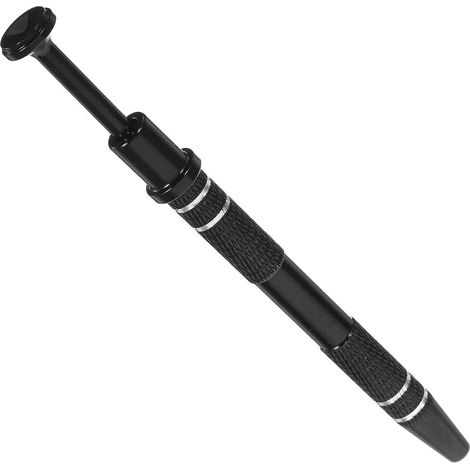 Extracteur de Composants Électronique Noir en Aluminium Pince à 4 Griffes pour Ramassage Précis de Vis et Condensateurs, Outil pour L'assemblage Électronique (1/5)