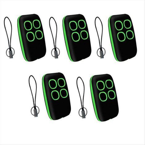 5 Pièces 250 913 MHz Duplicateur de Télécommande de Garage Multifréquence Sans Fil Copie Télécommande Ouvre Porte Universel E (1/4)