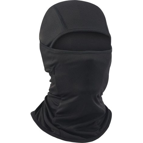 Cagoule masque coupe-vent – Noire – Unisexe – Pour ski, moto et vélo (1/5)
