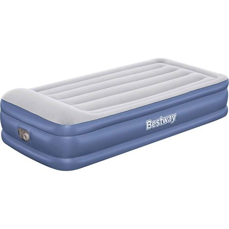 Bestway Tritech Einzelaufblasbett 191x97x46 cm trägt bis zu 150 kg in 3 Minuten aufgeblasen mit Perimeterverstärkung