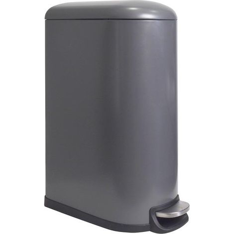 Pattumiera urban - 40 l - rettangolare - grigio opaco