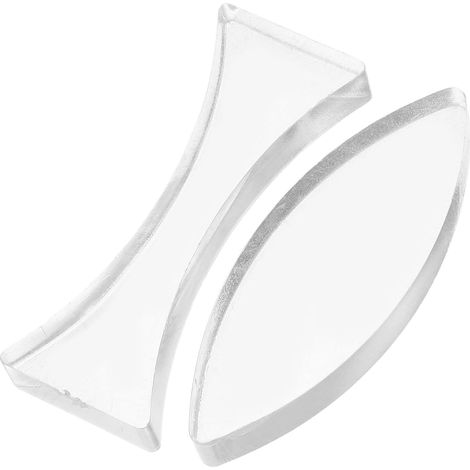 Lot de 2 lentilles optiques acryliques transparentes, concaves et (1/5)