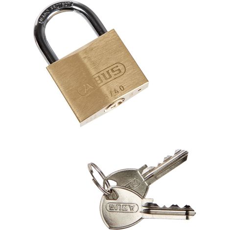 ABUS Brass Padlock 65/40mm, Mechanical, Carded Model ABU6540C