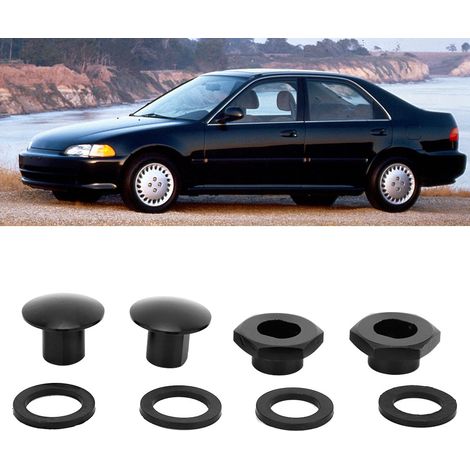 Kit complet de fixations de vérins de lunette arrière en aluminium pour Honda Civic 92-95 (1/5)