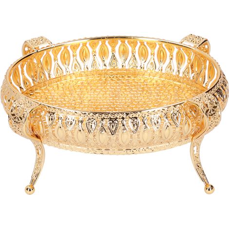 Zinc Alloy Fruit Tray Party Decorative Food Dessert Storage Plate Snack Storage Dish (1/5)