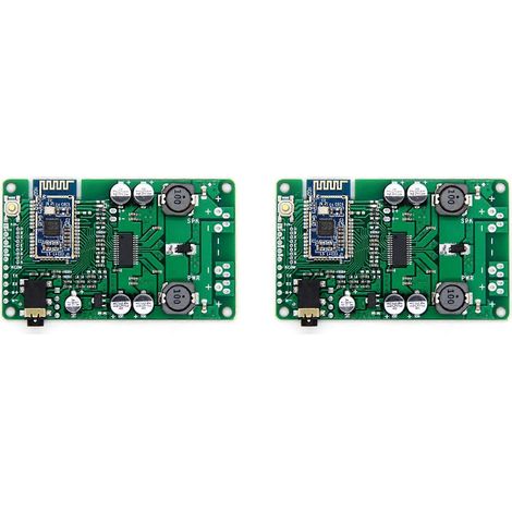 Deux cartes d'amplification Bluetooth 5.0, TWS AUX 20W/30W, port série peuvent être modifiées en un module stéréo monocanal (prend en charge les appels). (1/5)