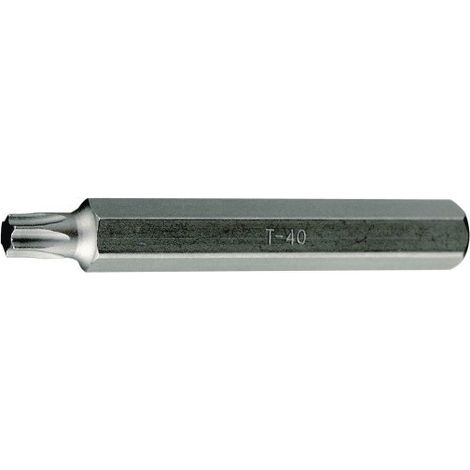 Brocas hexagonales TX de 75 mm TENGTOOLS                 Tamaño TX45 Vaso 10 mm hex Para tornillos M8-10 (1/2)