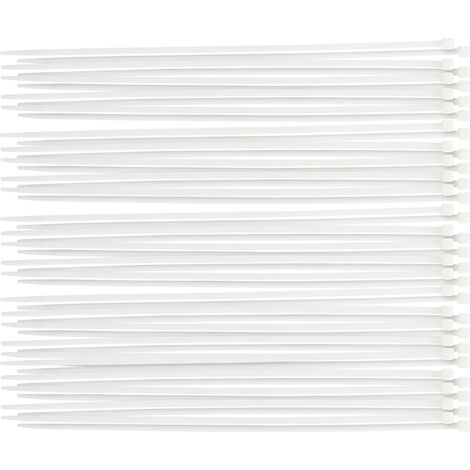 Bridas  blancos  4,8 x 250 mm  50 piezas (1/5)