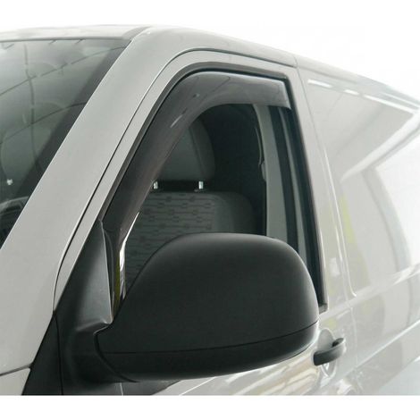 OMAC Windabweiser Regenabweiser kompatibel mit VW T6 T6.1 Transporter alle 2015-2024 Dunkel 2tlg (1/5)