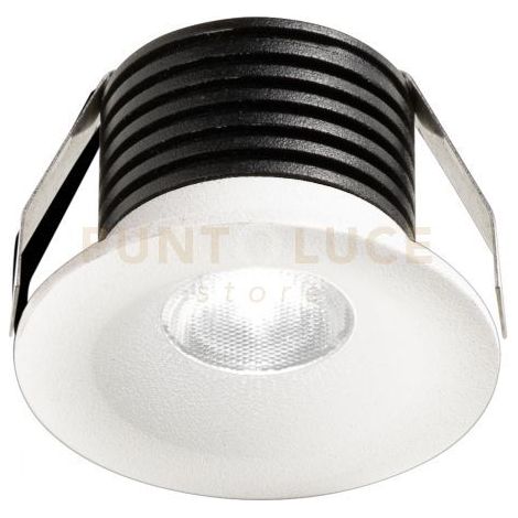 GFA1080C- FARETTO DA INCASSO ANTIABBAGLIO A LED 3000K 230LM 3W D.4,5CM BIANCO