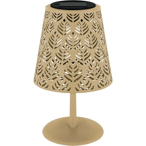 Lampe de table solaire beige LED 0,2W IP44 LUDA Struhm (1/2)