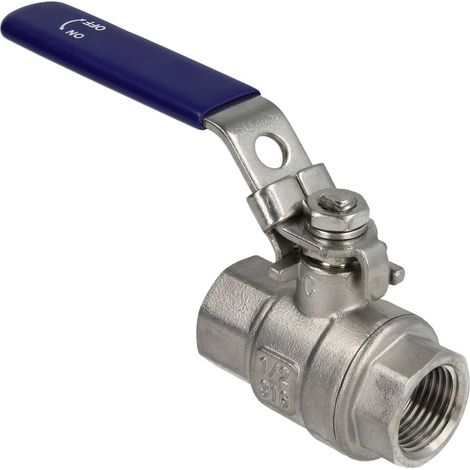 Robinet à bille 1/2 FF/FF inox