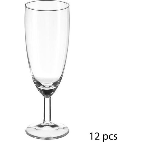 LOT DE 12 FLÛTES À CHAMPAGNE 15CL (1/2)