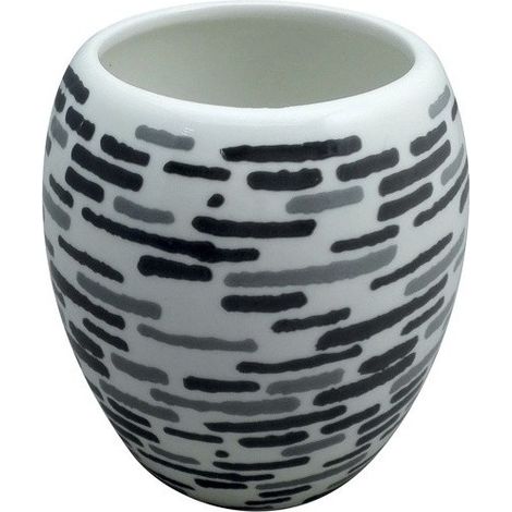JAVA LOFT Vaso Cerámico Gris Antracita MSV