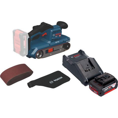 Ponceuse à bande sans fil Bosch GBS 18V-75 18 V 76 x 533 mm sans balais + 1 batterie 5,0 Ah + chargeur (1/5)