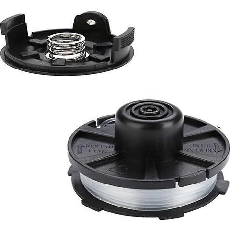 Pour tondeuse à gazon Makita Akkusense DUR181Z / DUR181RF / DUR181 : 1 bobine de fil + 1 capuchon de bobine + 1 ressort (1/5)