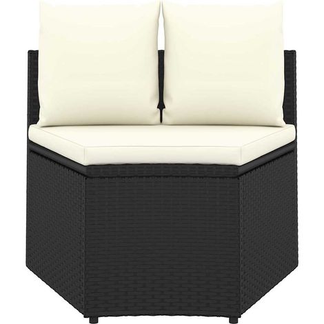 Maison Exclusive - 2-tlg. Garten-Sofagarnitur mit Auflagen Poly R (1/5)