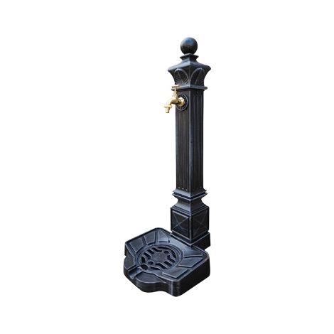 FONTANA ALU VENERE 33X29XH82 CM COLORE ANTRACITE ANTICO