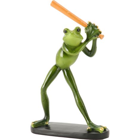 de grenouille en résine figurine de grenouille sportive (1/5)