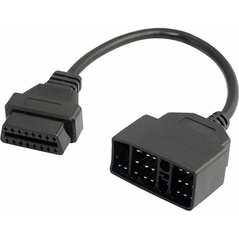 OBD2 22-polig auf 16-polig Diagnosekabeladapter – Kompatibel mit Toyota, OBDII Stecker auf Buchse Verlängerungskabel für Fahrzeugdiagnose (1/4)