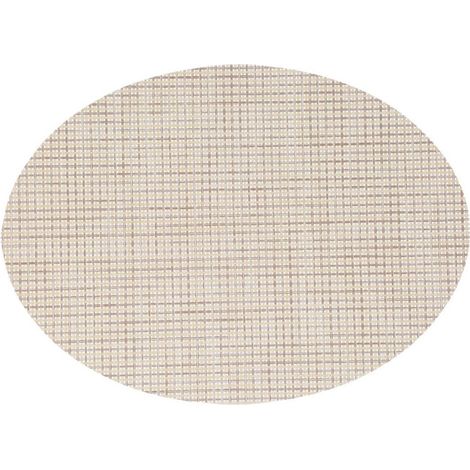 Set de Table Ovale "Maoli" 35x48cm Beige (1/2)