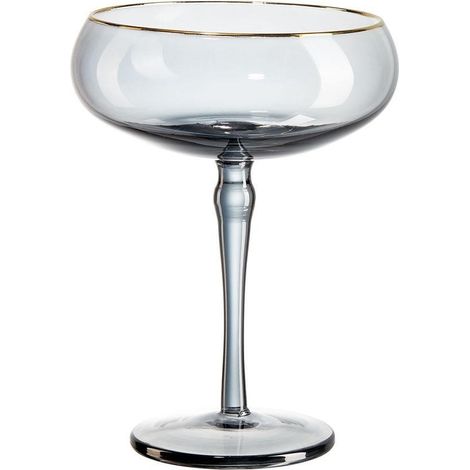 Set di 2 bicchieri da Martini - Collezione Black & Gold (1/5)