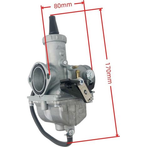 VM26 30-mm-Kraftstoffpumpe für Quads/Geländefahrzeuge (ATVs/Geländerollstühle), kompatibel mit TBR7 150-cm³-, 200-cm³- und 250-cm³-Karts/Geländefahrzeugen